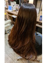 ヘアサロン ビビット 志紀店(VIVIT) 暖色系グラデーションカラー