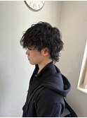 メンズパーマウルフスタイル