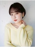 20代～50代◎マッシュボブ黒髪◎マニッシュ前髪あり髪質改善