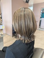 デュークラソル(du:c LASOL)&nbsp;ミディアム外ハネウルフ　「元武」