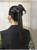 ヘアセット/ヘアアレンジ/結婚式お呼ばれヘア