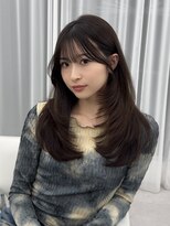 アマトウキョウスマートサロン(AMA TOKYO×Smart Salon) くびれレイヤー/顔まわりカット/レイヤーカット/小顔ヘア
