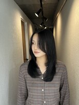 アジールヘア 所沢プロペ通り店(agir hair)&nbsp;ミディアムレイヤーカット似合わせカットイメチェン学割U24