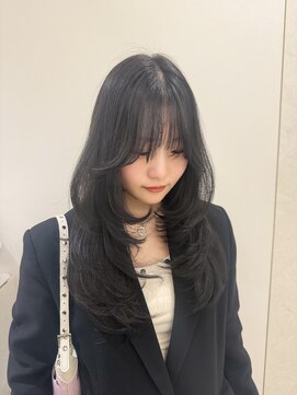 アイトーキョーエス 渋谷(AI TOKYO S) レイヤーカットハッシュカットハイレイヤー韓国ヘアくびれヘア