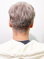 ルネラトーキョー(RUNERA TOKYO)&nbsp;グレージュメンズショート束間ヘアケアブリーチトリプルカラー