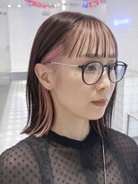 ゲーム 原宿店(GAME)&nbsp;インナーカラー/ピンクベージュ