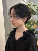 大人女性ハンサムショート/前髪なし/ショートスタイル