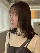 マッシュ チャヤマチ(MASHU chayamachi)&nbsp;柔らか透明感/ブリーチなし/オリーブブラウン/大阪梅田