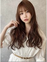 アミ 名古屋栄(amie)&nbsp;［KAZUKI］韓国風◎ゆるふわロング×ピンクブラウン　20代30代◎