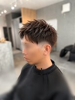 ラテノワール(Latte Noir) 2ブロソフトフェードスタイル