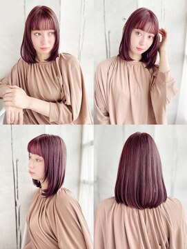 ラピス 新宿店(Lapis) 白髪カバー × 上質ツヤミディ[新宿/新宿駅/新宿]