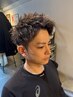 【美容男子オススメ】カット+パーマ+カラー+ナノバブル×marbb  ￥15,000
