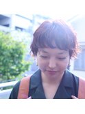 ウエット仕上げのショートスタイル