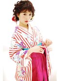卒業式袴のドーリースタイル《ヘアセット&着付 GEKKABIJIN》