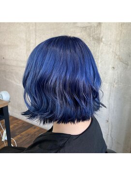 ガルボ ヘアー(garbo hair) 【ハイトーン♪】ターコイズ×ＢＯＢ