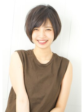 ルエ(rue) 大人かわいいブランジュ前下がりボブ20代30代40代50代