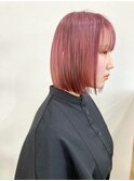【ALIUS 池袋 小川】ミスティピンクボブ