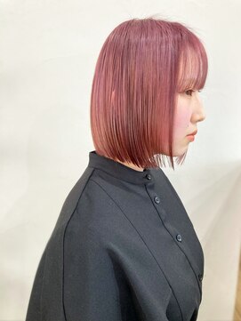 アリウス(ALIUS by posh) 【ALIUS 池袋 小川】ミスティピンクボブ