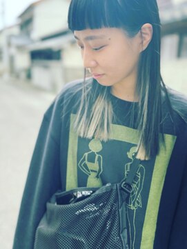 ドレ(d'or) 切りぱなし＋インナーカラー