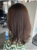 ベージュ×レイヤー♪