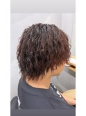 縦落ちツイストパーマ