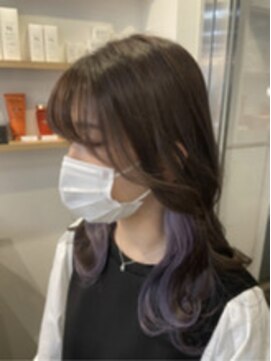 ネウィ 京橋(newi) 【 newi 京橋 】イヤリングカラー×ラベンダーベージュ