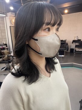 サイ(sai x) 【沼畑】ミディアムレイヤー  韓国ヘア/髪質改善/サイドバング