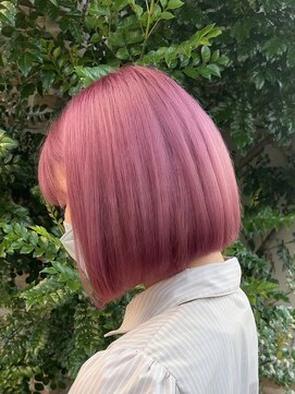 キートスバイガーランド (Kiitos by Garland) ミニボブハイトーンカラージューシーピンクラベンダー