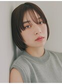 艶感たっぷりの切りっぱなしボブ 元住吉 徐