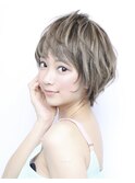 簡単レイヤーショート/ショート/ボブ/レイヤーカット