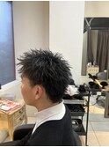 スパイキーショート　ザクザクショート　ボックスショート