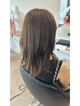 ネル 千早 香椎(nell.) ★大人可愛い美髪くびれグレージュカラー  20代30代40 代◎