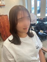 モアヘアーセカンド(MORE-HAIR Second)&nbsp;ブリーチなしアッシュカラー☆韓国風巻き髪