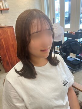 モアヘアーセカンド(MORE-HAIR Second) ブリーチなしアッシュカラー☆韓国風巻き髪