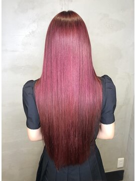 アンジェリカ バイ マジョラム(ANGELICA by marjoram) ハイトーンピンクカラー 髪質改善カラー