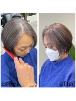 ジービージー(GBG)&nbsp;40代50代グレイカラー白髪染め白髪ぼかし