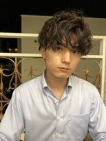 メンズヘアーログ 錦糸町(Men's hair L.O.G)&nbsp;メンズ　波巻きパーマ×ニュアンスパーマ