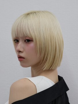 ヒマル 学芸大学(Himaru) くびれヘア/アプリコットオレンジ/ハイライトカラー/学芸大学