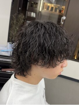 プルーブトウキョウ 渋谷(PROVE TOKYO) 爽やか無造作ビジネスツーブロック波巻きパーマ