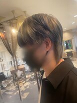 ヘアーズファイン(hair's fine)&nbsp;ハイトーン◎エンドカラーウルフ×マッシュウルフ