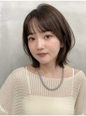 ブリーチなしカラー伸ばしかけヘア簡単スタイリング小顔ヘア
