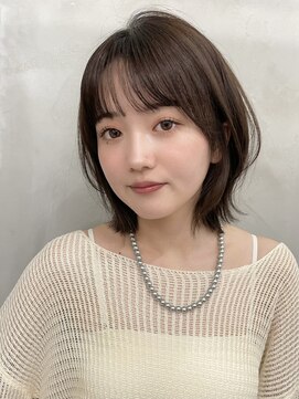 ロンドプロフィール 浦和(Lond profil) ブリーチなしカラー伸ばしかけヘア簡単スタイリング小顔ヘア