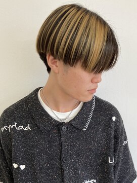 モリオフロムロンドン 松戸店(Morio from London) 【メンズ 松戸 岩口】アンブレラカラーツーブロハンサムショート