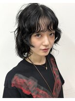 ココ 本八幡(KOKO)&nbsp;□暗めカラーグランマッシュウルフパーマフェイスフレーミング