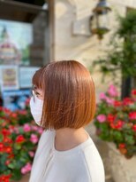 ピュア ポイント 和光店(PURE POINT)&nbsp;ブリーチ無しカラー／オレンジブラウン