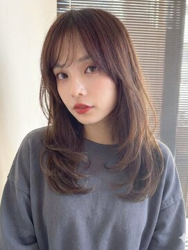 ケーツー エソラ池袋店(K-two) ミディアムロングヘア*ロングレイヤー*髪質改善*顔周りカット