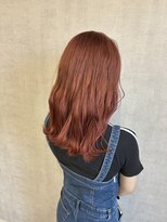 トリコ(ToricO)&nbsp;ダブルカラー　デザインカラー　ブリーチカラー　コーラル