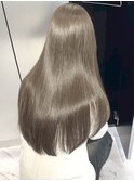 ブリーチなしで叶うオリーブベージュ