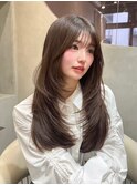 透明感/ブリーチなしダブルカラー/ワンホンレイヤー/韓国/浦和