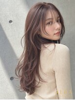 アルバ ヘアリゾート(ALBA)&nbsp;ピンクベージュ/ロングヘア/レイヤー/オージュア/三鷹
